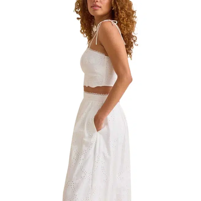 ALTAR'D STATE Delilah Eyelet Top
