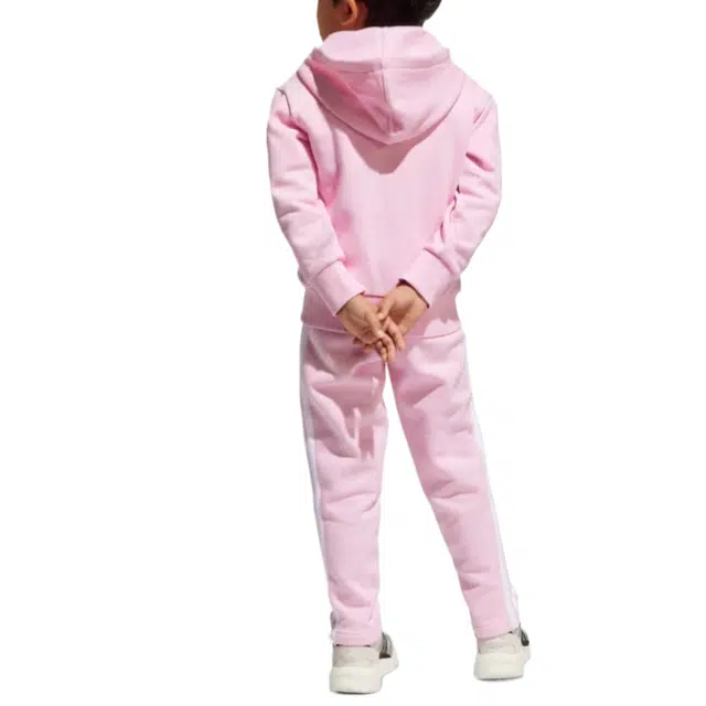 adidas ESSENTIALS Seasonal Tiberio Fleece Track Suit Kids 3-Stripes 2