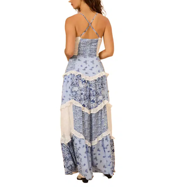 ALTAR'D STATE Adernlia Floral Maxi Dress
