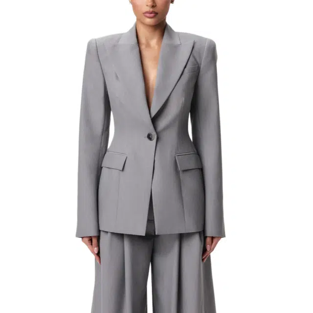 NAKED WARDROBE Power Shoulder Blazer Suiting
