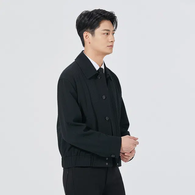 利郎 都市休闲翻领时尚潮流夹克外套 男款