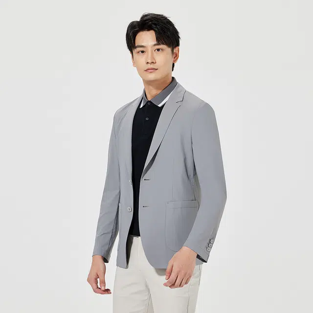 利郎 商务休闲纯色质感简约百搭防紫外线夏季防晒服 男款