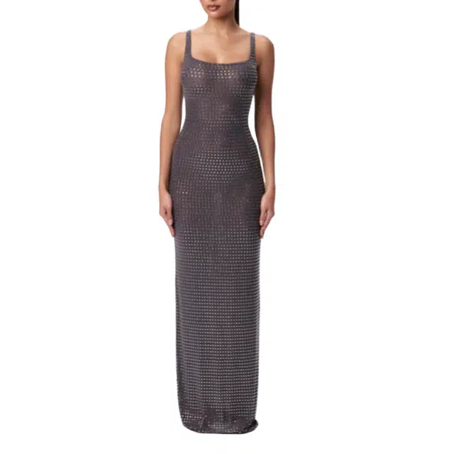 NAKED WARDROBE Tank Maxi Dress Crystal