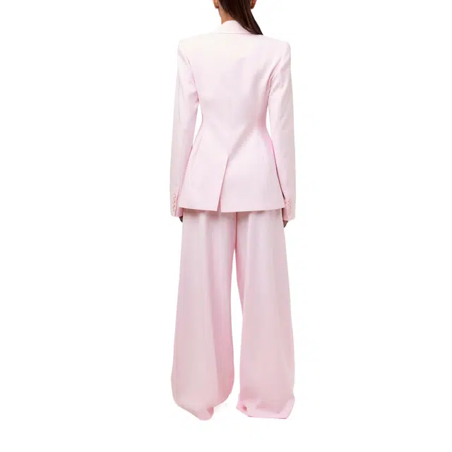 NAKED WARDROBE Pleated Wide-Leg Pant Suiting