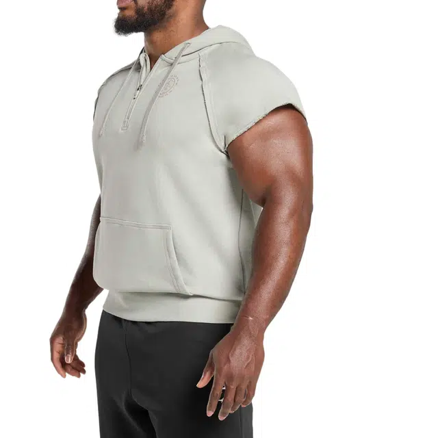 GYMSHARK Legacy 14 Zip Cap Sleeve Hoodie