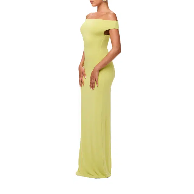 NAKED WARDROBE Off-Shoulder Maxi Dress Smooth