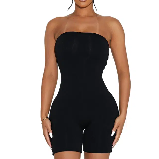 NAKED WARDROBE Tube Romper NW