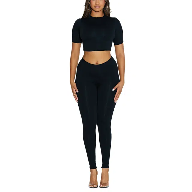 NAKED WARDROBE Sculpted Legging Set NW