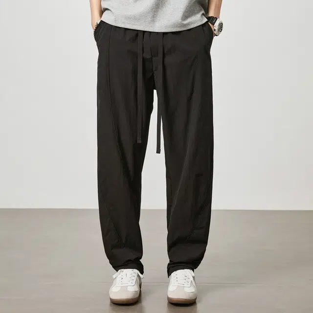 童先森 美式潮流宽松垂感痞帅直筒休闲裤 男款