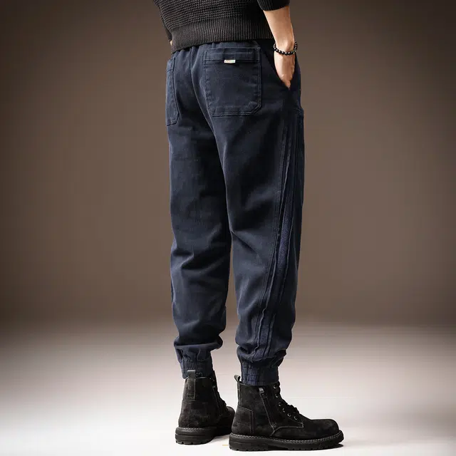 贵色 日系潮流时尚复古城市机能风潮牌高街痞帅阿美咔叽日常出行穿搭宽松锥形哈伦裤工装裤 男女同款