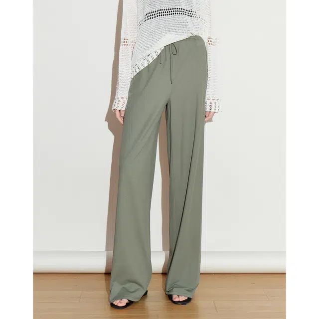 初语 松弛感纯色简约舒适时尚休闲裤 女款