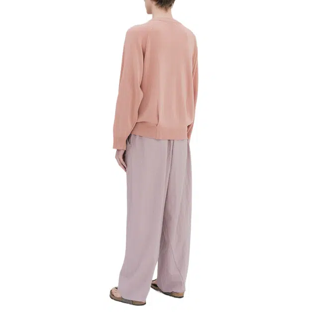 BESLOW ONE TUCK TWIST SEAM BANDING PANTS