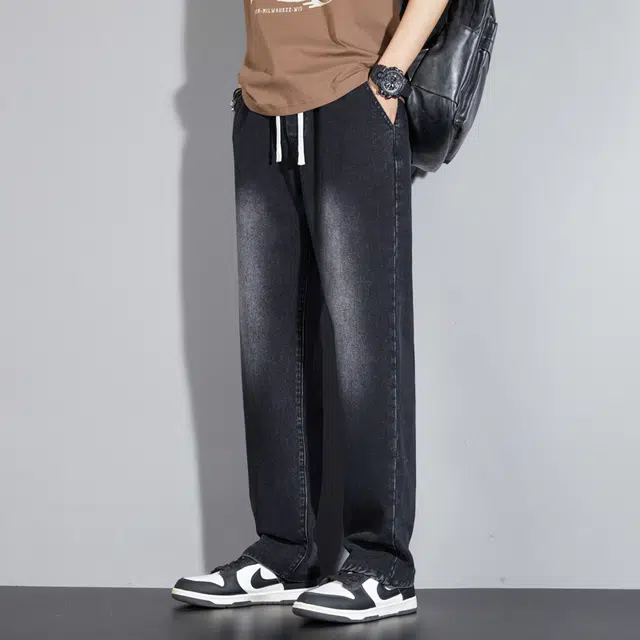 金盾 时尚舒适百搭休闲高街长裤子牛仔裤 男款