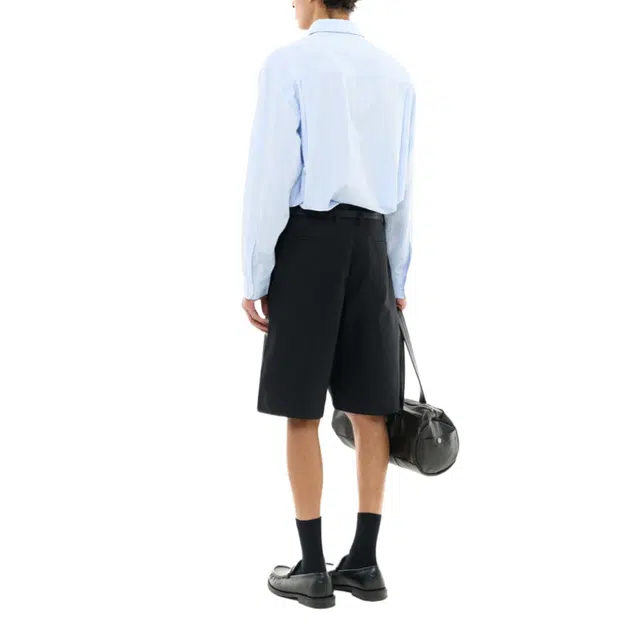 BESLOW ONE TUCK WIDE FIT SHORTS