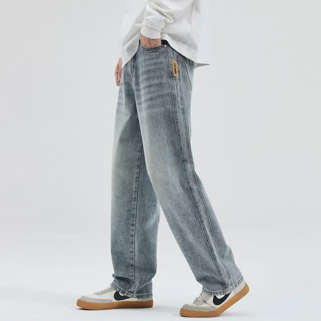 金盾 春秋季百搭时尚简约牛仔裤 男款