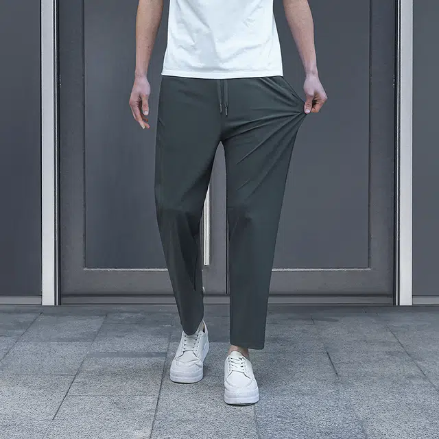 金盾 夏季九分裤百搭运动显高简约轻便休闲裤 男款