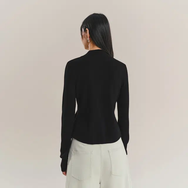 太平鸟 简约软糯鱼骨线显瘦双拉链紧身开衫针织衫 女款