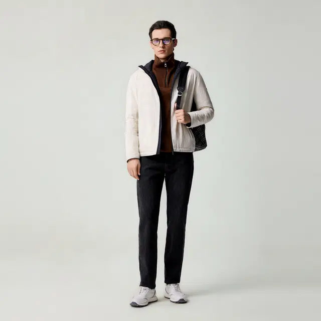 迪柯尼 商场同款通勤系列 自由系列 冬季保暖蓄热简约情侣防风净版微户外轻量软壳高品质鹅绒羽绒服 男女同款