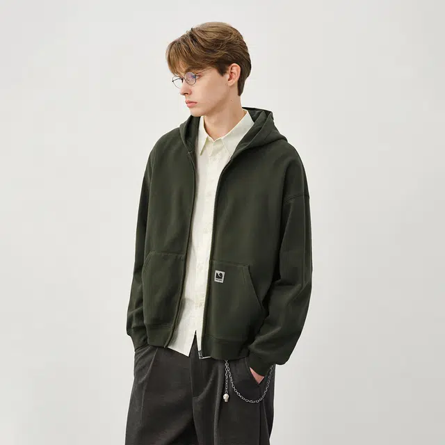 714STREET Basic Hoodie Fleece