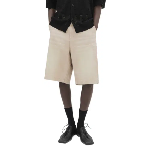 BESLOW WASHED DENIM SHORTS