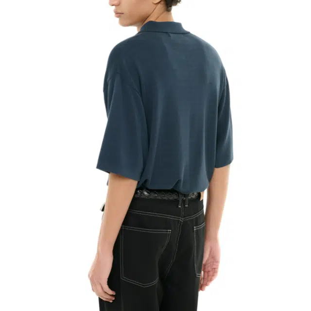 BESLOW FINE KNIT POLO SHIRTS polo