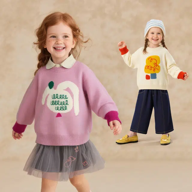 俞兆林毛衣 舒适亲肤个性柔软 儿童款