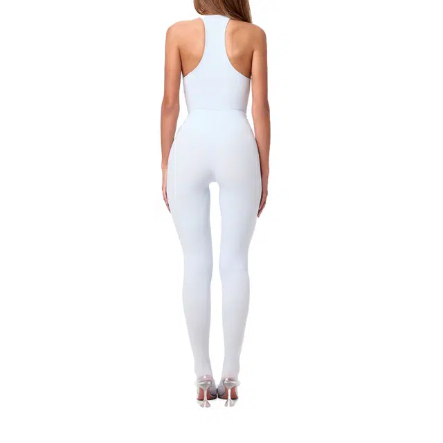 NAKED WARDROBE Racerback Bodysuit Naked