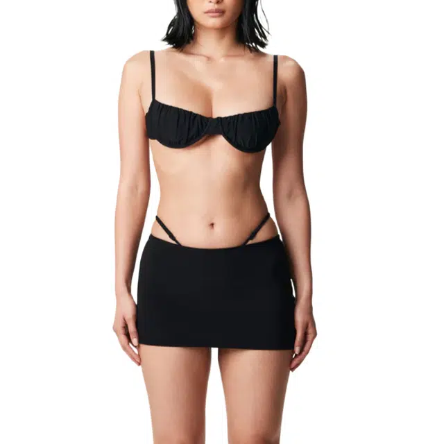 NAKED WARDROBE Cover-Up Mini Skirt