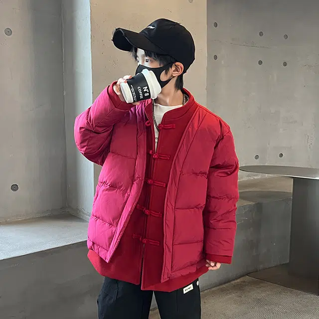 雅鹿羽绒服 冬季羽绒服系列 时尚洋气纯色防水防风保暖长袖 青少年