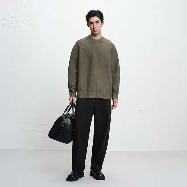 PEACEBIRD MEN Pullover Sweater