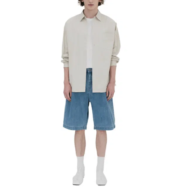 BESLOW CONE MILL DEEP ONE TUCK SHORTS