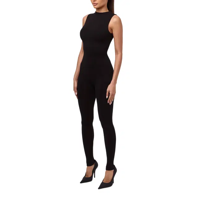 NAKED WARDROBE NW Sleeveless Sculpt Jumpsuit