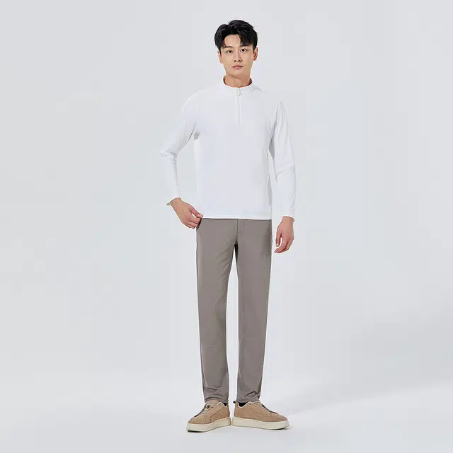 利郎 功能商旅纯色商务通勤简约百搭秋季卫衣 男款