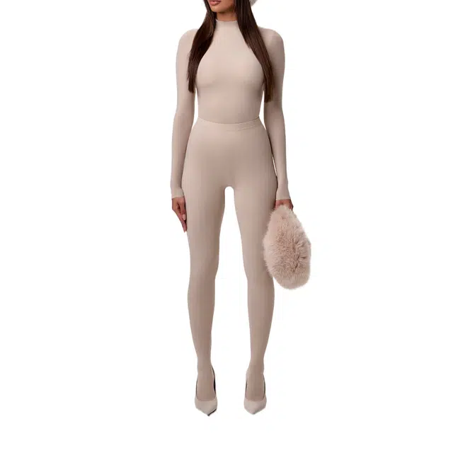 NAKED WARDROBE Closed Toe Leggings Petite