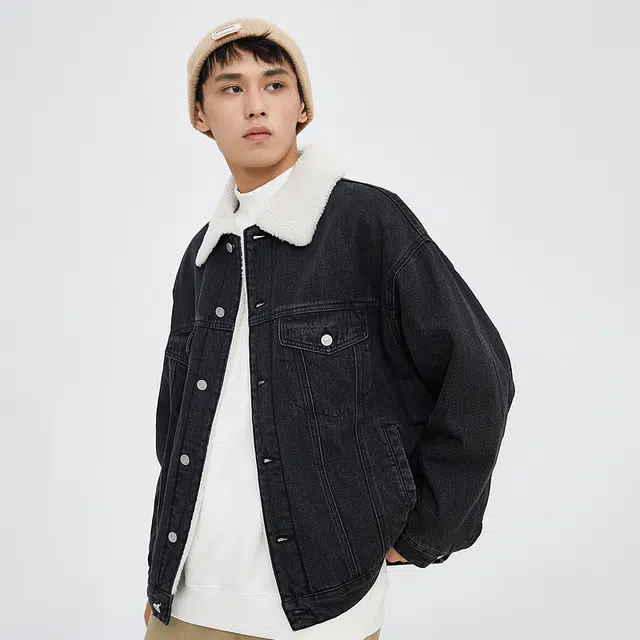 美特斯邦威 保暖复古外套棉服 男款