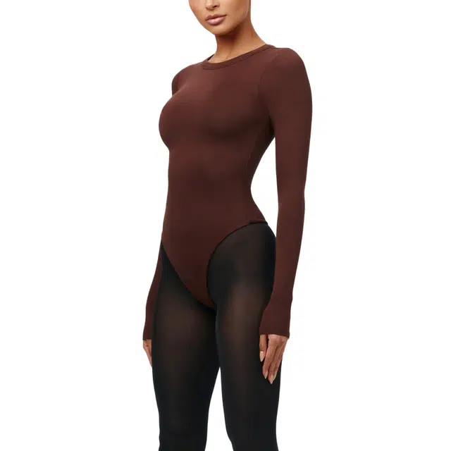 NAKED WARDROBE NW Sculpt Crewneck Bodysuit