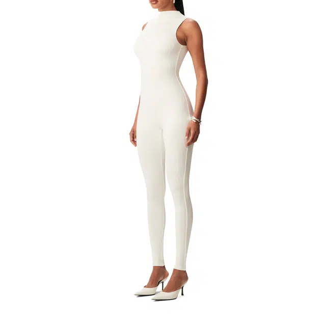 NAKED WARDROBE Sleeveless Sculpt Jumpsuit NW