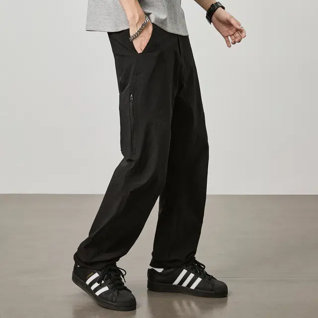 童先森 美式宽松垂感阔腿休闲裤 男款