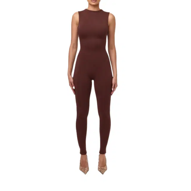 NAKED WARDROBE Sleeveless Sculpt Jumpsuit NW
