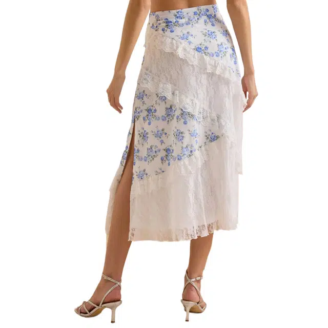 ALTAR'D STATE Lace Midi Skirt Kaicy