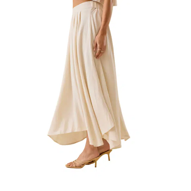 ALTAR'D STATE Jules Linen Maxi Skirt