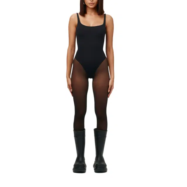 NAKED WARDROBE Sculpt Seamless Ribbed Tank Bodysuit