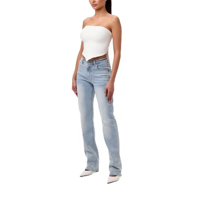 NAKED WARDROBE NW Handkerchief Crop Top