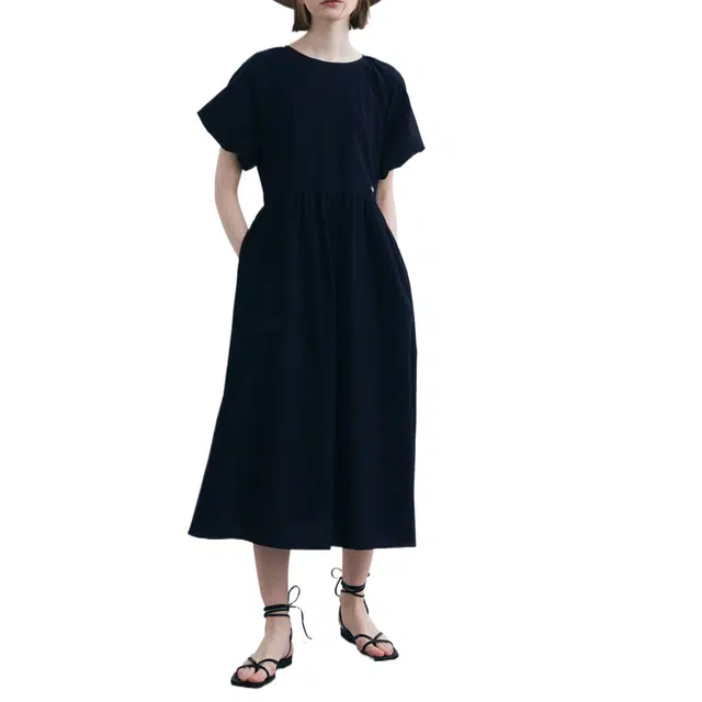 MARITHE FRANCOIS GIRBAUD W PUFF SLEEVE DRESS
