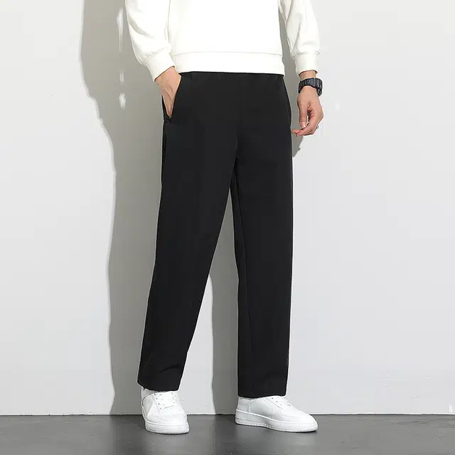 金盾 潮流纯色合身卫裤长裤休闲裤 男款