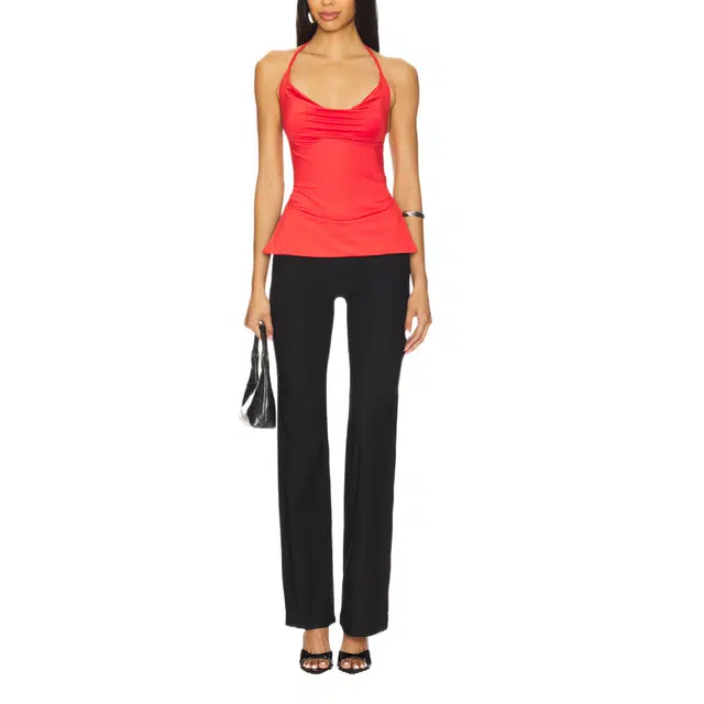 SUPERDOWN Clover Halter Top