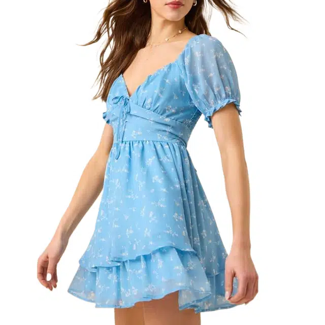 ALTAR'D STATE Juliett Floral Mini Dress