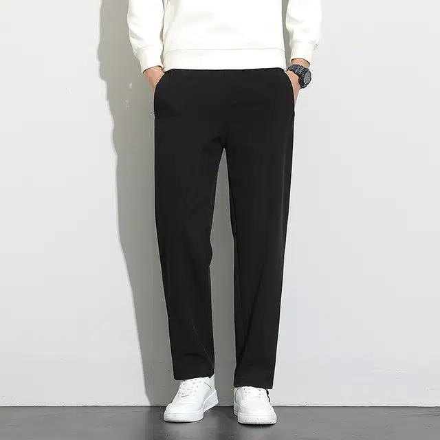 金盾 潮流纯色合身卫裤长裤休闲裤 男款