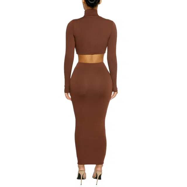 NAKED WARDROBE NW Midi Skirt
