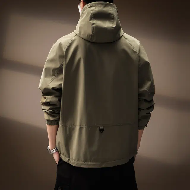 贵色 美式潮流复古城市机能风连帽工装外套运动户外防风保暖设计感休闲日常出行穿搭潮牌长袖上衣夹克 男女同款